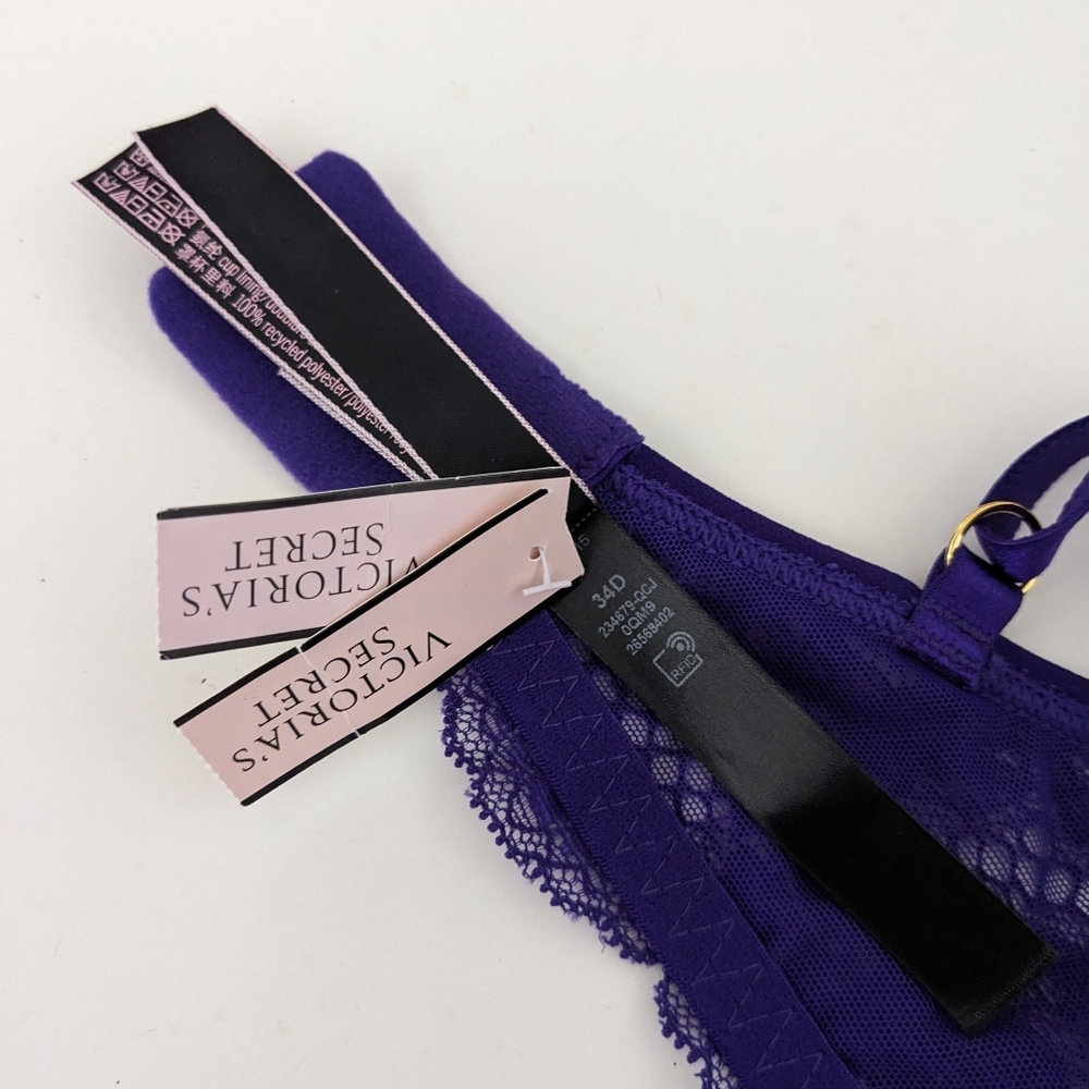 NWT! Victoria's Secret Very Sexy Bombshell Plunge Bra **Adds 2 Cup Sizes!** 34D - Picture 12 of 14
